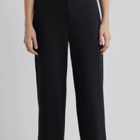 Eileen Fisher Black Straight Pants Size PP New With Tags - Picture 2 of 16